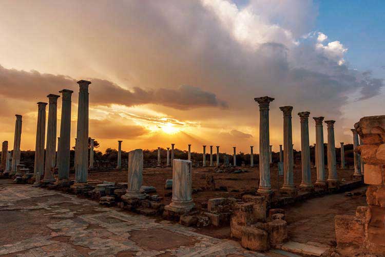 Salamis Ancient Salamis Ruins Famagusta North Cyprus Salamis Ancient Salamis Ruins Famagusta North Cyprus